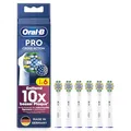 Oral-B Pro Tiefenreinigung – ORIGINAL Aufsteckbürsten für Elektrische Zahnbürste – Tiefe Zahnreinigung, Ersatzbürsten mit X-Förmigen Borsten, Zahnbürstenaufsatz, Made in Germany – Weiß, 6 Stück