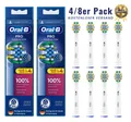 Oral-B Aufsteckbürsten Pro Tiefenreinigung 4/8 Stück NEU & OVP - EB25RX-4