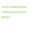 Oral-B Aufsteckbürsten Tiefenreinigung 6-Pack 860793 (8006540860793)