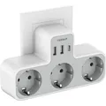 Tessan Wandsteckdose (USB-A, USB-C, 6 x) (TS-323-DE-C)