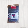 Rixen & Kaul Klickfix QUAD MINI Adapter für Phone-Bags, schwarz/rot