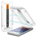 Spigen Glas.tR EZ Fit Schutzfolie kompatibel mit Samsung Galaxy S25 Ultra, 2 Stück, Kratzfest, Kristallklar, 9H Härte Folie