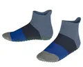 Falke Hausschuhe Colour Block 2024 (nachhaltige Baumwolle) blau/grau Kinder, Größe: 35-38