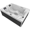 Tronitechnik Outdoor Whirlpool Spa Elba Aussen Weiss 210Cm X 150Cm Heizung Hydromassagebluetoothinkl Thermoabdeckung