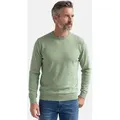 Redmond Rundhalspullover Basic (1-tlg) Pullover - Baumwolle - Atmungsaktiv - Weicher Feinstrick grün L