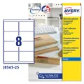 Klebeetiketten J8565 - Polyester - Inkjet - abnehmbar - 99,1 x 67,7 mm -