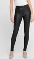 Only Kunstlederhose Damen ONLROYAL HW SK ROCK COATED schwarz W28L32