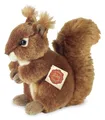 Teddy Hermann 90818 Eekhoorntje 17 cm, knuffeldier, pluche dier met gerecyclede