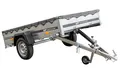 Kipper Pkw Anhänger Garden Trailer 230 KIPP [230 cm x 125 cm] mit Flachplane
