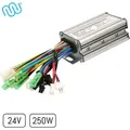 windmeile | Brushless Controller Professional, Torque Controller Trapez, Steuergerät, 24V, 7A/250W, E-Bike, Elektro Fahrrad, Pedelec, Scooter - Silber