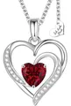 Limana Herzkette 925 Silber Damen Kette mit Herz Anhänger Frauenkette Geschenk (inkl. Geschenkdose und Tasche Echtschmuck), Liebesgeschenk Liebe für Sie Frauen Damen Freundin Mutter Oma