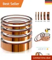 5 Stück Kapton Tape 3-25mm, Hitzebeständig bis 280°C, für Elektronik und Löten