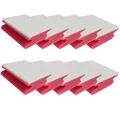 Topfreiniger Sito Vliesschwamm 9,5 x 7 x 4,5 cm rot-weiß 9,5 x 7 x 4,5 cm, vielseitig gegen hartnäckigen Schmutz 5000052