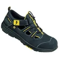 1x SICHERHEITSSCHUHE SANDALEN RENE2 S1-P SCHWARZ/GELB GRÖSSE 42 -72112