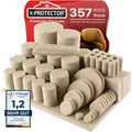 Filzgleiter 357 Stück  Prämie Möbelgleiter Beige  Dicker Filz Selbstklebend  ...