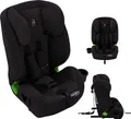 FableKids® Kinderautositz mit Isofix NALA | Autokindersitz ab 15 M. | Autositz für Kinder 76-150cm i-Size | 3-Punkt-Gurt | ECE R129/03 | Schwarz
