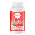 MADENA Eisen mit Vitamin C, natürliches Eisen hochdosiert 14mg aus Curryblatt und 3 verschiedene Vitamin C Quellen 80mg, aus Hagebutte, Acerola und Camu Camu, 120 Kapseln