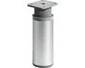 Möbelfuß alu Ø 40 mm höhenverstellbar 100-115 mm bis 50 kg