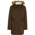 Mavi Parka Forest Green Coat mit Kapuze braun|grün S (36)