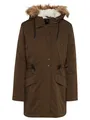 MAVI Damen Winterjacke Parka Jacke, Jackets, FUR DETAILED COAT,Olive, S