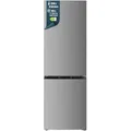 homeX Kühlschrank mit Gefrierfach, Kühl-Gefrier-Kombination freistehend, groß - 315 Liter, 4-Sterne Gefrieren, Super-Frost-Funktion, leise, EEK C, XXL Kühl Gefrierkombination silber, CFS3151C-S