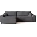 Bromarkt Ecksofa, Grau, Textil, 4-Sitzer, L-Form, 272x143 cm, Wohnzimmer, Sofas & Couches, Wohnlandschaften, Ecksofas