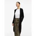 Vila Longstrickjacke VIRIL LONG L/S KNIT CARDIGAN - NOOS in knielanger Form schwarz S (36)