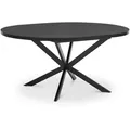 Idimex Esstisch, Schwarz, Holzwerkstoff, Metall, Mode, 120x75x120 cm, Esszimmer, Tische, Esstische