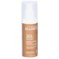 Laboratoires de BIARRITZ ALGAMARIS Bio-zertifizierte getönte Sonnencreme SPF30 für das Gesicht gold