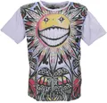 GURU SHOP Mirror T-Shirt - Happy Day/Flieder, Herren, Baumwolle, Size:L