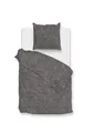 Bettwäsche PAISLEY DI LINO BL 135x200 cm grau Bettbezug Bettzeug