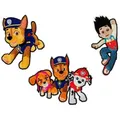 Mono-Quick Aufnäher Bügelbild, Aufbügler, Applikationen, Patches, Flicken, zum aufbügeln, Polyester, Paw Patrol © Set 3 Stück Chase Marshall Skye bunt