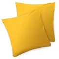 Blumtal Kissenbezug, Gelb, Textil, Quadratisch, 60x60 cm, Oeko-Tex® Standard 100, Wohntextilien, Bezüge, Kissenbezüge