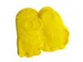 Geda Labels GmbH Backform Minions, (1-tlg), Gelb, 24x21x6, spülmaschinengeeignet