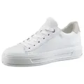 Ara CANBERRA Plateausneaker, Freizeitschuh, Halbschuh, Schnürschuh in Komfortweite G (weit) weiß 44 EU (9,5 UK)