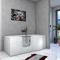 Seniorenwanne mit Tür S12-L Badewanne 170x85cm ohne Armatur