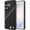 Handyhülle für Galaxy S26 Ultra, BMW M Tricolor Metal Logo mit MagSafe, Schwarz - Schwarz