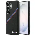 CG MOBILE BMW Dreifarbiges Metalllogo kompatibel mit der MagSafe Hülle für Samsung Galaxy S26 Ultra (Schwarz)