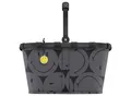 Reisenthel Einkaufskorb Carrybag smiley grey, Anthrazit, Textil, 22 L, 48x29x28 cm, Freizeit, Koffer & Taschen, Einkaufskörbe