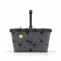 reisenthel carrybag, Einkaufskorb, Korb, Picknickkorb, Smiley Grey, 22 L, BK7085