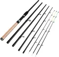 Sougayilang Feeder Rute mit 3 Spitzen Portable Angelrute Vollsortiment