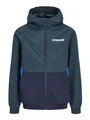 JACK & JONES JUNIOR Jungen JJERUSH Blocking Hood Bomber NOOS JNR Jacke, Magical Forest,176