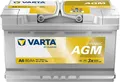 Varta Dynamic AGM 80Ah A6 800A 12V Autobatterie (580901080) Start-Stop geeignet