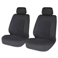 SS5401 Vordersitzbezüge für Auto und Transporter, Hampton, 1 Paar, Schwarz, u...