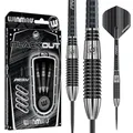 WINMAU Blackout 2: 24g Profi Wolfram Steeltip Dartpfeile Set mit Flights und Schäfte