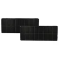 vhbw 2x Aktivkohlefilter kompatibel mit Bosch CD5202/03 FD 7205, CD53030, CD5202/04, CD52030 Dunstabzugshaube - 42 x 16,8 x 3,1 cm