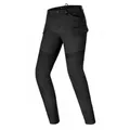 Shima Giro Motorrad Hose Damen mit Protektoren Airforce Knieprotektoren Motorradhose Kurzgrößen Hosen für Mann Protektorenhose Textilhose Urban Stretch Cargohose Lang (Frauen, Schwarz, 30/32)