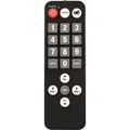 RED OPTICUM Senioren Fernbedienung für S-BOX Sat Receiver - Extra große Tasten für einfache Bedienung des HD Satelliten Receiver – Senior Remo... - Schwarz