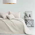 RESTILO Tagesdecke 170x270 cm Creme Hellbeige Bettüberwürf zweiseitig Ultrasonic Steppung Polyester Softa