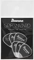 IBANEZ Grip Wizard Series Sand Grip Flat Pick - weiß 6 Stück (PPA14MSG-WH), 13.2 x 12.4 x 1 cm